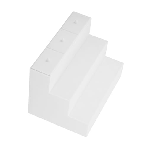 Yardwe Puppenhaus Mini White Step Locker Mini-puppenhausmöbel Miniatur-puppenhausschrank Puppenhaus-dekore Puppenhausschrank Aus Holz Puppenhausminiaturen Weiß Pla von Yardwe