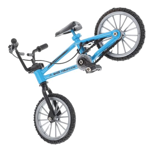 Yardwe Puppenhaus Miniatur Fahrrad Detaillierte Mini Simulation Fahrrad Mini Fahrrad Finger Fahrrad Miniatur Fahrrad Dekoration Niedliche Fahrrad Ornament von Yardwe