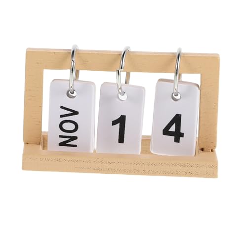Yardwe Puppenhaus-Tischkalender klein Büro winziger Tischkalender Puppenhaus Puppen Stütze Kippen interaktives puppenhaus deko blätterkalender Holzdesktop -Kalender Beige Yardwe Puppenhaus-Tischkalender klein Büro winziger Tischkalender Puppenhaus Puppen Stütze Kippen interaktives puppenhaus deko blätterkalender Holzdesktop -Kalender Beige von Yardwe