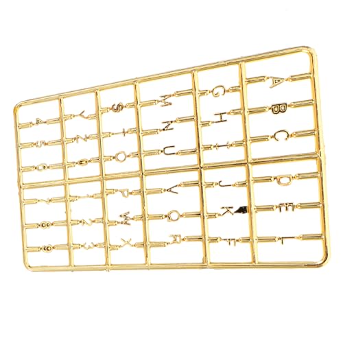 Yardwe Puppenhaus Türschild Briefkasten Dekoration Verarbeitung Winzige Haustür Ziffer Für Miniaturbriefkasten Zubehör von Yardwe