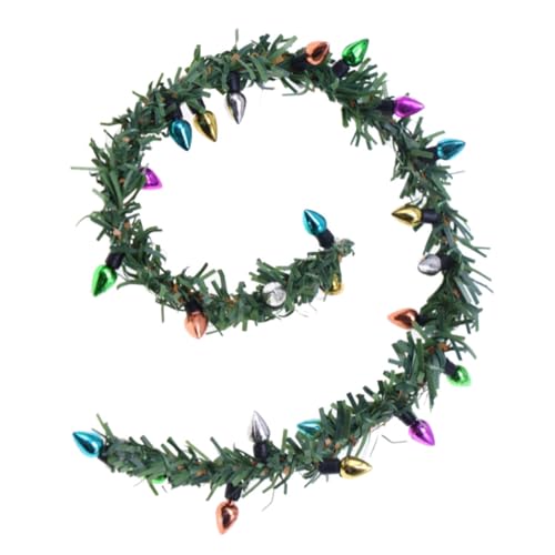 Yardwe Puppenhausdekoration Led Mini Zubehör Puppenhauslichter Kranz Dekorationen Für Puppenhausbeleuchtung Puppenhausmöbel Puppenhaus-beleuchtungsset Plastik von Yardwe