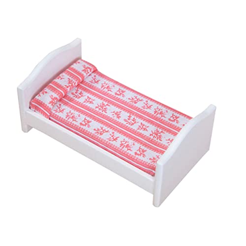 Yardwe Puppenhausmöbel Dekoration Schlafzimmer Bedroom Decor Puppenhausprop Mini-Schlafzimmermöbel Puppenhausaccessoire Kleinkinder winzig Zubehör Miniaturmöbel dekoratives Minibett MDF Yardwe Puppenhausmöbel Dekoration Schlafzimmer Bedroom Decor Puppenhausprop Mini-Schlafzimmermöbel Puppenhausaccessoire Kleinkinder winzig Zubehör Miniaturmöbel dekoratives Minibett MDF von Yardwe