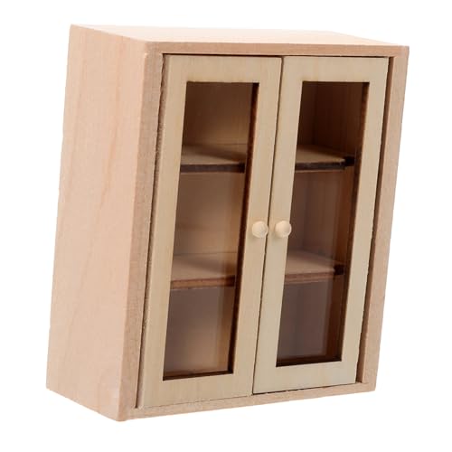 Yardwe Puppenhausmöbel kleine Garderobe Schrank klein Puppenhaus Dekoration Puppenhaus Zubehör modellhaus Stütze Mini Stilvoll Tür Holzmöbel Modell eines Bücherregals aus Holz hölzern Yardwe Puppenhausmöbel kleine Garderobe Schrank klein Puppenhaus Dekoration Puppenhaus Zubehör modellhaus Stütze Mini Stilvoll Tür Holzmöbel Modell eines Bücherregals aus Holz hölzern von Yardwe