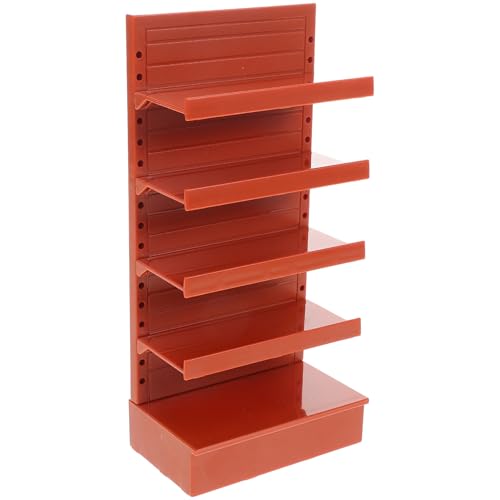 Yardwe Puppenhausregalmodell Möbel Regal Für Miniaturen Puppenstubenregal Spielset Für Kleinkinder Im Lebensmittelladen Mini-Display-Regal Plastik Light Brown Yardwe Puppenhausregalmodell Möbel Regal Für Miniaturen Puppenstubenregal Spielset Für Kleinkinder Im Lebensmittelladen Mini-Display-Regal Plastik Light Brown von Yardwe
