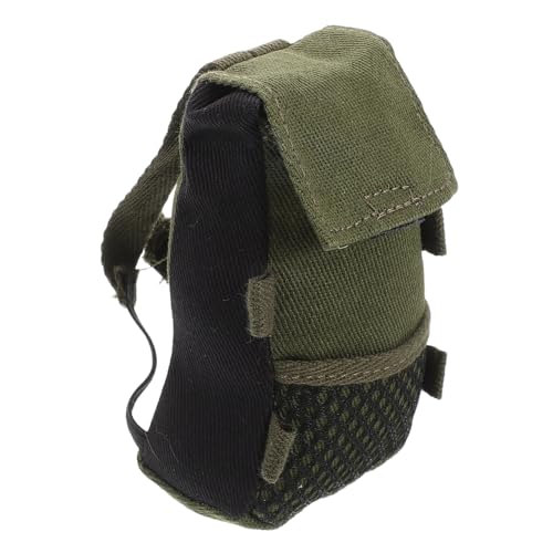 Yardwe Miniatur-puppenrucksack Stoff Kleiner Rucksack Stylischer Mini-Backpack Für Jungen Und Mädchen Rollenspiel-Set Puppenzubehör von Yardwe