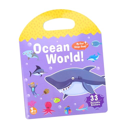 Yardwe Puzzle -Aufkleberspielzeug Childrens Sticker Books Wiederverwendbare Aufkleberbücher Stickerbücher für herausnehmbares Stickerbuch lustiges Stickerbuch Gelee-Aufkleber Yardwe Puzzle -Aufkleberspielzeug Childrens Sticker Books Wiederverwendbare Aufkleberbücher Stickerbücher für herausnehmbares Stickerbuch lustiges Stickerbuch Gelee-Aufkleber von Yardwe