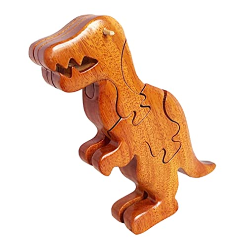 Yardwe Puzzle Dinosaurier Nehmen Auseinander Dinosaurierspielspielzeug -Dinosaurier Dinosaurier-Modell- Dinosaurier- Vorschulspielzeug Braun Hölzern Yardwe Puzzle Dinosaurier Nehmen Auseinander Dinosaurierspielspielzeug -Dinosaurier Dinosaurier-Modell- Dinosaurier- Vorschulspielzeug Braun Hölzern von Yardwe