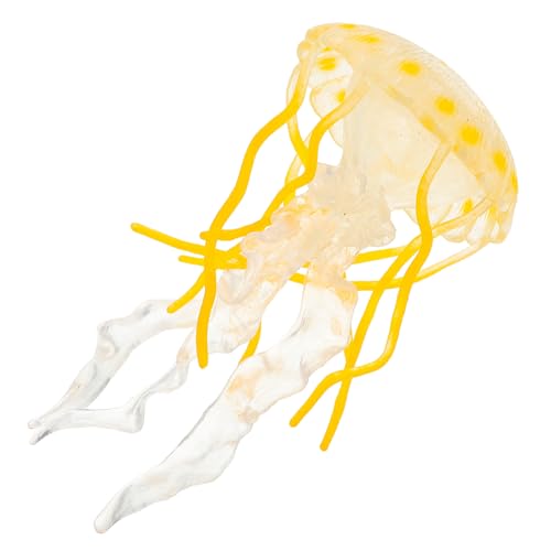 Yardwe Quallenmodell Ozeanthema Geburtstags Tankdekorationen Aquariumtiere Figuren Party Kleine Kreaturen Realistisches Tiermodell Quallenfigur Quallen Gelber Kunststoff Yardwe Quallenmodell Ozeanthema Geburtstags Tankdekorationen Aquariumtiere Figuren Party Kleine Kreaturen Realistisches Tiermodell Quallenfigur Quallen Gelber Kunststoff von Yardwe