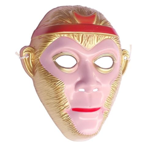 Yardwe Realistische Affenmaske für Cosplay und Halloween Wiederverwendbare Maskerade Maske für Erwachsene für Kostümparty Fotoshooting und Thematische Veranstaltungen von Yardwe