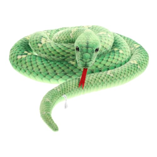 Yardwe Realistische Plüschschlange Weiches Kuscheltier für Streiche und Katzenunterhaltung Wasseranpassung für Halloween und Dschungelpartys Yardwe Realistische Plüschschlange Weiches Kuscheltier für Streiche und Katzenunterhaltung Wasseranpassung für Halloween und Dschungelpartys von Yardwe