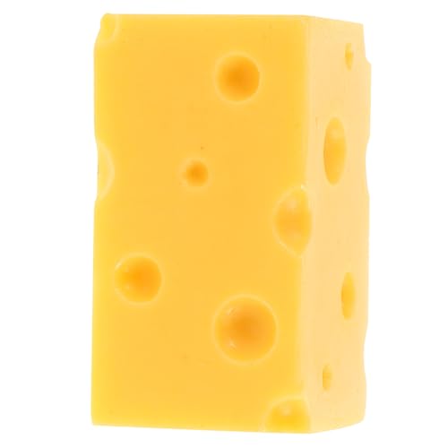 Yardwe Künstliches Käsemodell für Miniatur Lebensmittelpräsentation Realistisches Fake Käse für Kinder und Kreative Dekoration Lebensmitteldekor für Küche und Spielzeug Yardwe Künstliches Käsemodell für Miniatur Lebensmittelpräsentation Realistisches Fake Käse für Kinder und Kreative Dekoration Lebensmitteldekor für Küche und Spielzeug von Yardwe