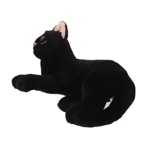 Yardwe Realistisches Katzenplüschtier Süßes Kätzchen Stofftier für Weiches Kuscheltier für Jungen und Mädchen Charmante Heimdekoration für Geburtstage von Yardwe