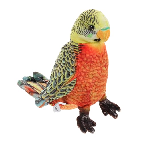 Yardwe Realistisches Papagei Plüschtier Weiches Kuscheltier für Niedliches Vogel zur Dekoration Perfektes für Geburtstage und Besondere Anlässe von Yardwe