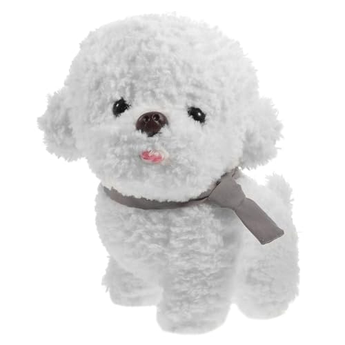 Yardwe Realistisches Plüschtier Weiß Weiches Kuscheltier Hund Niedlicher Sitzender Welpen Stoffhund Angenehm Für Und Dekorieren Yardwe Realistisches Plüschtier Weiß Weiches Kuscheltier Hund Niedlicher Sitzender Welpen Stoffhund Angenehm Für Und Dekorieren von Yardwe