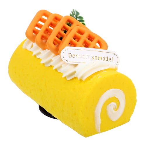 Yardwe Realistisches Roll Modell aus Kleine Kuchendekoration für Fotorequisiten und Desktop Dekoration für Bäckerei Restaurant und Partys von Yardwe