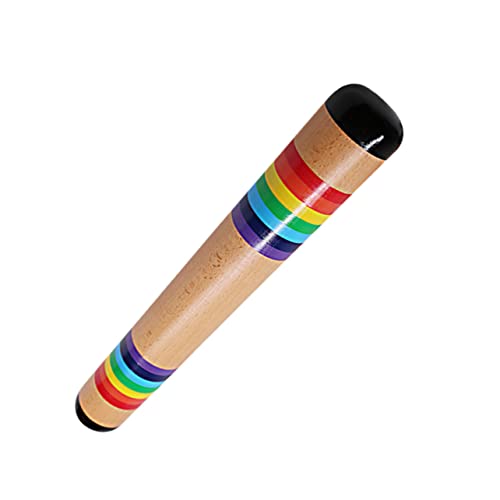 Yardwe Regen Lautsprecher orff Regen Sound Maker Regen Tontonne Regen Sound Maker für Regentrommel Kindermusikinstrumente Regen-Sound-Maker Orff-Schallröhre Holz von Yardwe