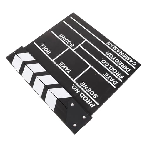 Yardwe Regieklappe Regiebrett Filmklapper Schnitt Action Szene Filmbrett Filmwerkzeug Fotografie Studioklappe Filmklappen Regisseure Film Filmdekor Das Hölzerne Schwarze Yardwe Regieklappe Regiebrett Filmklapper Schnitt Action Szene Filmbrett Filmwerkzeug Fotografie Studioklappe Filmklappen Regisseure Film Filmdekor Das Hölzerne Schwarze von Yardwe