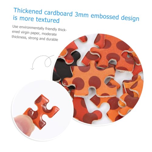 Yardwe Rundpuzzle Für Teile Geformte Aus Hochwertigem Zum Entspannen Und Kreativsein Perfektes Für Freunde von Yardwe