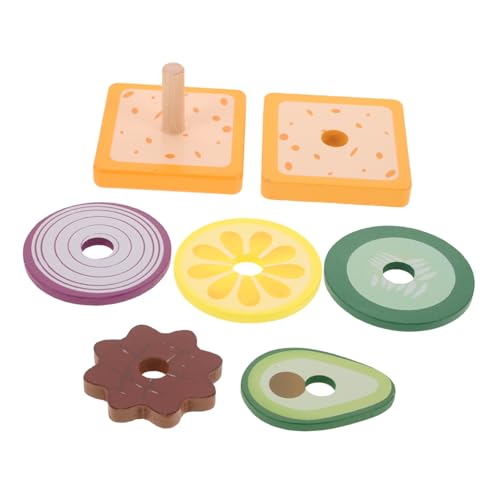Yardwe Sandwich- Spielset für die Kinderküche Spielzeugnahrung Spielküchenzubehör Kinderküchenzubehör Lebensmittelspielzeug hölzern Yardwe Sandwich- Spielset für die Kinderküche Spielzeugnahrung Spielküchenzubehör Kinderküchenzubehör Lebensmittelspielzeug hölzern von Yardwe