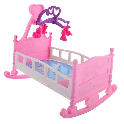 Yardwe Satz Schaukelbett für Puppen Puppenhausmöbel Puppenhaus Swinging Bett Miniatur-Puppenstubenbett puppenmöbel Lieferungen schwingendes Bettspielzeug Plastik Yardwe Satz Schaukelbett für Puppen Puppenhausmöbel Puppenhaus Swinging Bett Miniatur-Puppenstubenbett puppenmöbel Lieferungen schwingendes Bettspielzeug Plastik von Yardwe