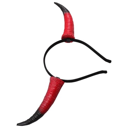 Yardwe Schafhorn Stirnband für Cosplay und Partys Leichtes Kreatives Kopfband mit PU Material für Festivals und Halloween Veranstaltungen Bequem und Stylisch von Yardwe