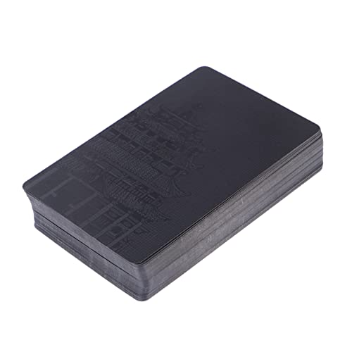 Yardwe Schwarze Poker Spielkarten mit Kreativem Muster Robustes für Zuhause Bar Büro Langlebige Schwer zu Fälschende Brettspielkarten für Freizeit und Geschenke Yardwe Schwarze Poker Spielkarten mit Kreativem Muster Robustes für Zuhause Bar Büro Langlebige Schwer zu Fälschende Brettspielkarten für Freizeit und Geschenke von Yardwe