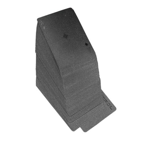 Yardwe Schwarze Spielkarten mit Kreativem Muster Robustes Poker für Zuhause Bar Büro Langlebig Handfreundlich für Nachtspiele und Geschenkgelegenheiten Yardwe Schwarze Spielkarten mit Kreativem Muster Robustes Poker für Zuhause Bar Büro Langlebig Handfreundlich für Nachtspiele und Geschenkgelegenheiten von Yardwe