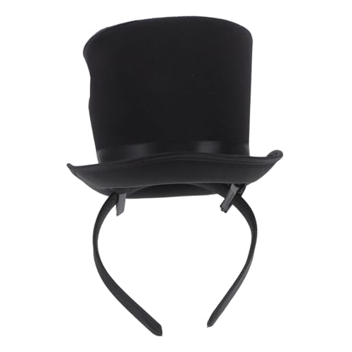 Yardwe Schwarzer Festtags Hut für Kreative Partys Elegantes Kostüm Accessoire für Banquet Cosplay und Fotoshootings Leicht und Bequem für Festliche Anlässe von Yardwe