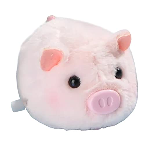 Yardwe Schweinsspielzeug schwingen Tiere aufwinden Mini Stofftiere Tierspielzeug Entzückendes Wind -up - aufwinden Schweinespielzeug für Kuscheltier Plastik Rosa von Yardwe