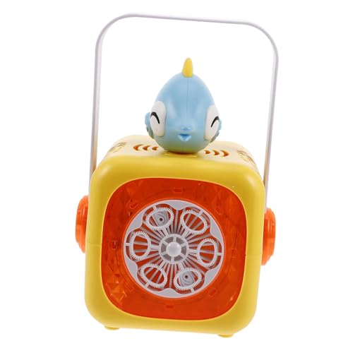 Yardwe Seifenblasenmaschine Seifenblasenbläser Für Blasenmacher Kinderblasen Badeblasenmaschine Halloween- Blasen Für Seifenblasenset Yellow Plastik von Yardwe