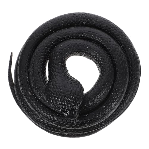 Yardwe Simulation Schlange Dekoration Realistische Fake Snake Figur für Garten Party Schwarze Augen Schlange aus Langlebigem Material als Streichspielzeug oder Dekoration von Yardwe