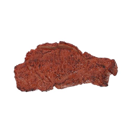 Yardwe Simulation Steak Dekoration Künstliches Grillfleisch Modell aus Lebensmittelechtem Plastik Realistische Steak Attrappe für Küchen und Konditoreidekor Leichtes Umweltfreundliches Yardwe Simulation Steak Dekoration Künstliches Grillfleisch Modell aus Lebensmittelechtem Plastik Realistische Steak Attrappe für Küchen und Konditoreidekor Leichtes Umweltfreundliches von Yardwe
