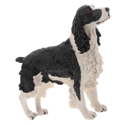 Yardwe Simulationshundemodell Hundefigur Realistischer Hund Hundeverzierung Miniaturhundfiguren Mini-hundeschmuck Welpenverzierung Miniatur Welpen Hundegartenstatuen Harz von Yardwe