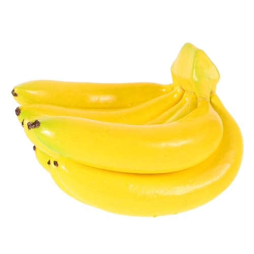 Yardwe Simulierte Banane Obst Banane Ornament Gefälschte Banane Lebensechte Banane Realistisch Lebensecht Künstliche Banane Kunststoff Yardwe Simulierte Banane Obst Banane Ornament Gefälschte Banane Lebensechte Banane Realistisch Lebensecht Künstliche Banane Kunststoff von Yardwe