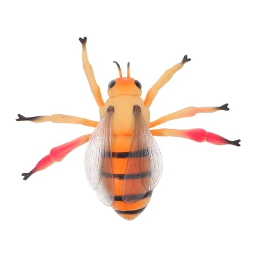 Yardwe Simulierte Bienenspielzeug realistische Tierfiguren Bienenspielzeug für Insektenspielzeug Figur Bienen Biene für Tierbienenfigur kleine Bienenfigur weiches Gummi von Yardwe