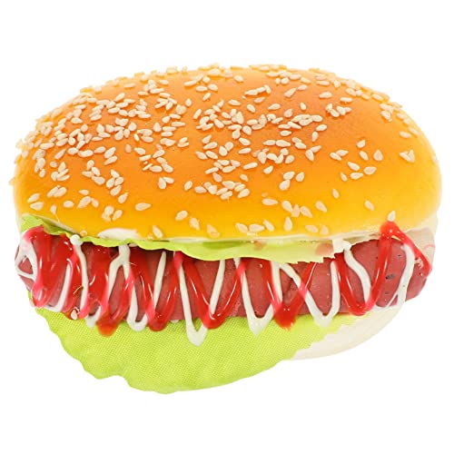 Yardwe Simuliertes Hamburger-Modell Fake Burger Decor Künstliche Lebensmittelmodelle Burger-Requisite Burger-Display-Modelle Gefälschte Burger-Modelle Burgerförmige Modelle Pu Yardwe Simuliertes Hamburger-Modell Fake Burger Decor Künstliche Lebensmittelmodelle Burger-Requisite Burger-Display-Modelle Gefälschte Burger-Modelle Burgerförmige Modelle Pu von Yardwe