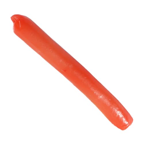 Yardwe Simuliertes Schinkenwurstmodell Themenparty-Requisiten Fake Food Für Restaurants Künstlich Artikel Simulierte Lebensmittel-Requisiten Hund Stütze Ornament Schnell Anzeige Rot PVC von Yardwe