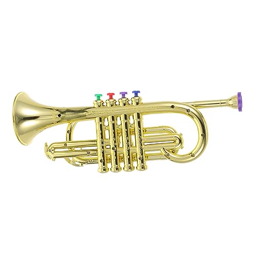 Yardwe Simuliertes Trompeten für Trompete Musikinstrument für Kreative Spiele Leicht und Tragbar für Partys und Festivals Sicher und Geschmacklos Yardwe Simuliertes Trompeten für Trompete Musikinstrument für Kreative Spiele Leicht und Tragbar für Partys und Festivals Sicher und Geschmacklos von Yardwe