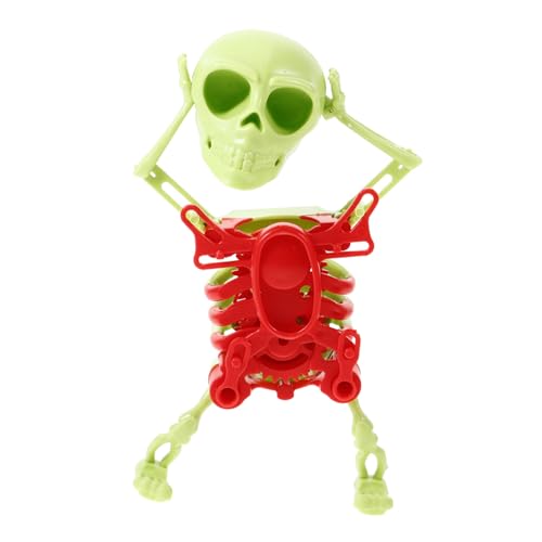 Yardwe Skelett mit Aufziehmechanismus Druck Halloween Tischornament für Partygeschenke Indoor Dekoration und Stressabbauendes für Erwachsene Yardwe Skelett mit Aufziehmechanismus Druck Halloween Tischornament für Partygeschenke Indoor Dekoration und Stressabbauendes für Erwachsene von Yardwe