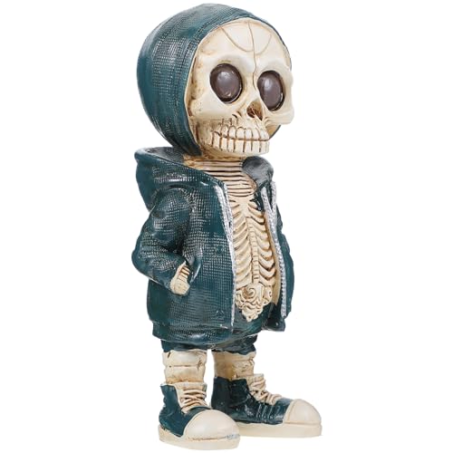 Yardwe Skelettstatue Aus Harz Für Halloween Dekoration Kreative Schädelfigur Für Desktop Langlebig Für Partys Hochzeiten Und Besondere Anlässe Yardwe Skelettstatue Aus Harz Für Halloween Dekoration Kreative Schädelfigur Für Desktop Langlebig Für Partys Hochzeiten Und Besondere Anlässe von Yardwe