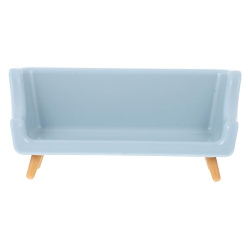 Yardwe Sofa-Modell weihnachsgeschenk weihachtsgeschenk mannergeschenk Weihnachten Miniatursofa Modellbau Zubehör Lustig Mini- - Kinderspielzeug Mini- -Sofa- Plastik Blue von Yardwe