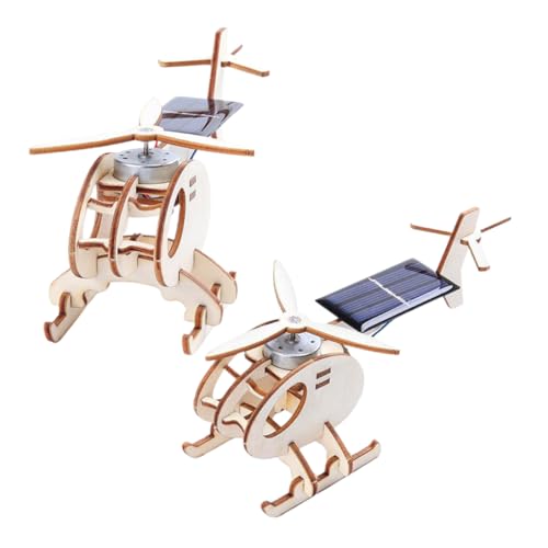 Yardwe Solar Helicopter DIY Bausatz für Interaktives Lernspielzeug Kreativität und Wissenschaftsverständnis Teiliges für Gemeinsames und Erforschen von Yardwe