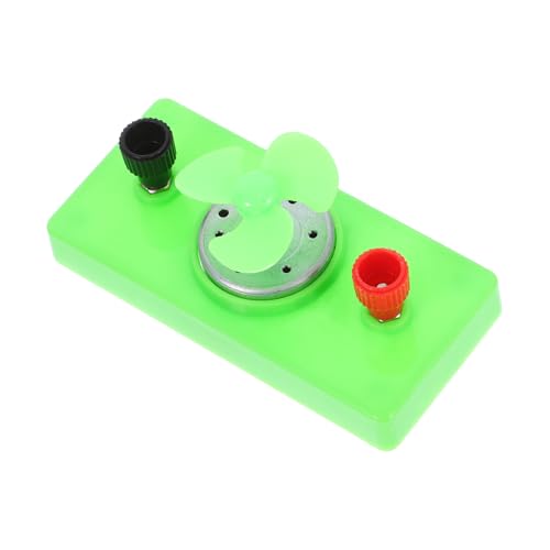 Yardwe Solarbetriebener Mini Generator Motor mit Leisem Kunststoffhalter und Mini Lüfterblatt für DIY Physikunterricht Robustes Design Geräuschlos für Naturwissenschaftliche Experimente von Yardwe
