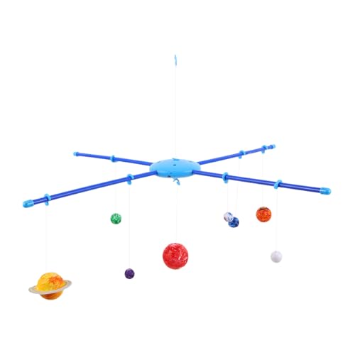 Yardwe Sonnensystem-Dekor: Mobiles Hängeplaneten-Spielzeug des Sonnensystems – Wissenschaftliches Lernset mit Weltraumthema für Jungen- und Mädchenzimmerdekoration von Yardwe