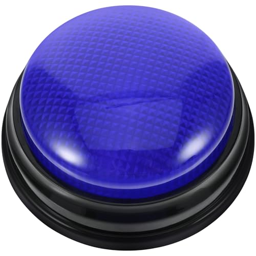Yardwe Spielknopf-Requisite, Knopf mit Licht Und Alarm, Party-streich-zubehör für Spiele, Blau, Kunststoff, 1 Stück von Yardwe