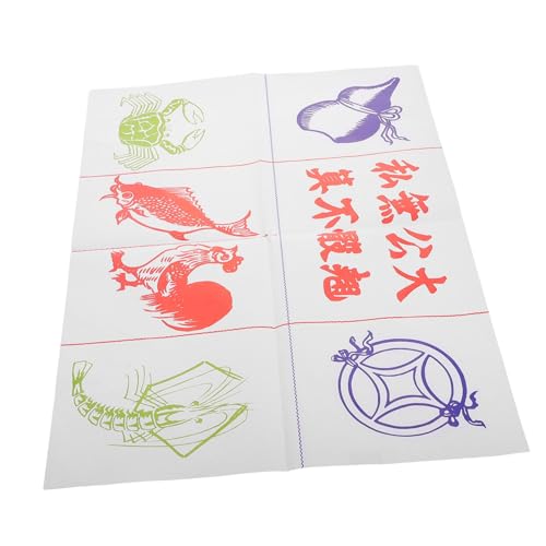 Yardwe Spielmatte Für Das Frühlingsfest Asiatische Frühlingsfestmatte Für Partyspiele Traditionelle Chinesische Spielmatte Für Partyspiele Frühlingsfest Glücksschachmatte Fisch von Yardwe