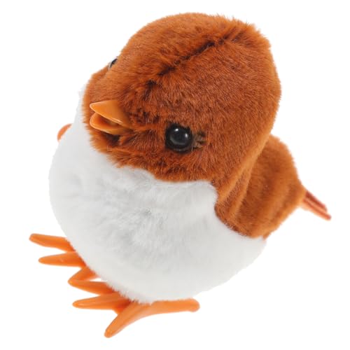 Yardwe Springendes Spatz- Mit Uhrwerk Tier Aufziehen Tier-aufziehspielzeug Für Party Zum Verschenken Spatz-partygeschenke Aufzieh Brown Plüsch Yardwe Springendes Spatz- Mit Uhrwerk Tier Aufziehen Tier-aufziehspielzeug Für Party Zum Verschenken Spatz-partygeschenke Aufzieh Brown Plüsch von Yardwe