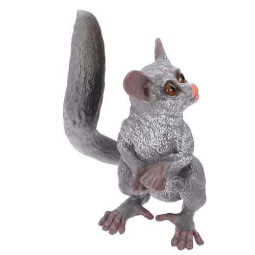 Yardwe Squat-Tiermodell Realistischer Zuckergleiter Gartentierstatuen Lernspielzeug Zuckergleiter Zuckergleiter- Tierfiguren Plastik Grey von Yardwe