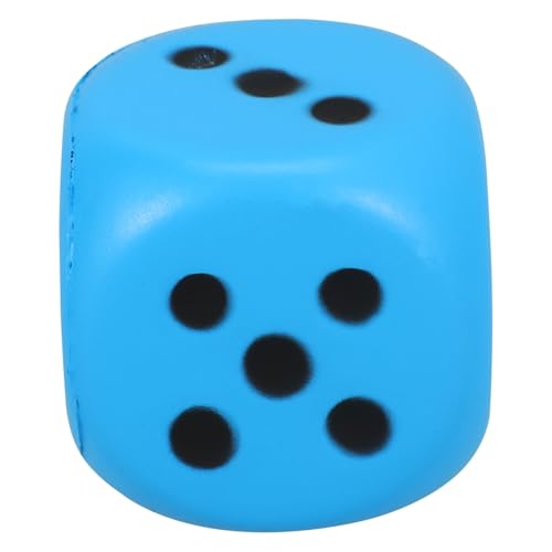 Yardwe Squeeze Würfelspielzeug Für Lustiger Blauer Quetschwürfel Aus Weichem Material Zum Stressabbau Fördert Die Handbeweglichkeit Und Konzentration von Yardwe