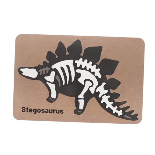 Yardwe Stegosaurus -Puzzlespielzeug Sensorischer Tisch Dinosaurierspielzeug für Kleinkinder Wasserspiegel Dinosaurier-Puzzle für Sandkasten hölzern Black Yardwe Stegosaurus -Puzzlespielzeug Sensorischer Tisch Dinosaurierspielzeug für Kleinkinder Wasserspiegel Dinosaurier-Puzzle für Sandkasten hölzern Black von Yardwe